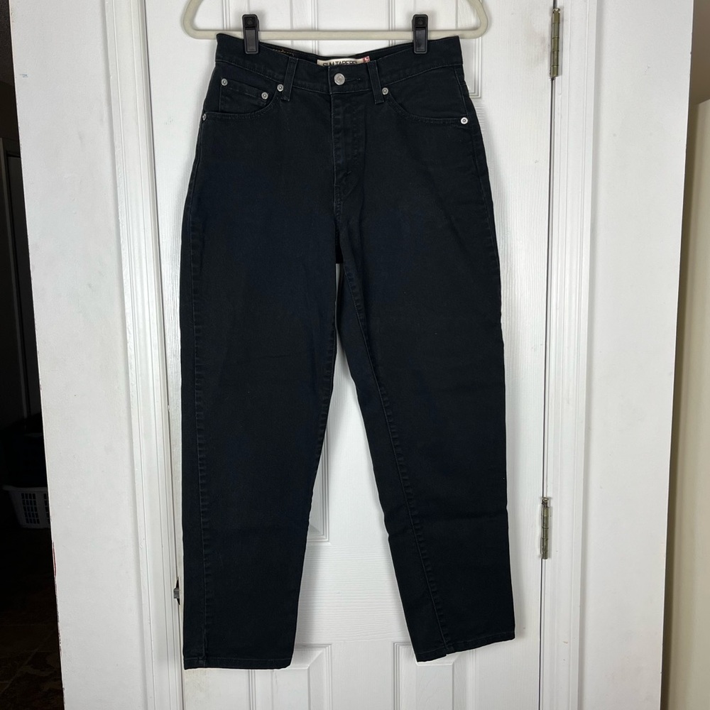 Vintage Levi’s 512 Slim Fit Tapered Leg Black Denim Jeans
